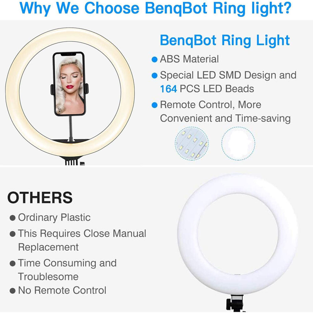 Ring Light With Telescopic Tripod